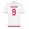Muški Nogometni Dres AS Monaco Folarin Balogun #9 Domaci 2025-26 Kratak Rukav Muški Nogometni Dres AS Monaco Folarin Balogun #9 Domaci 2025-26 Kratak Rukav